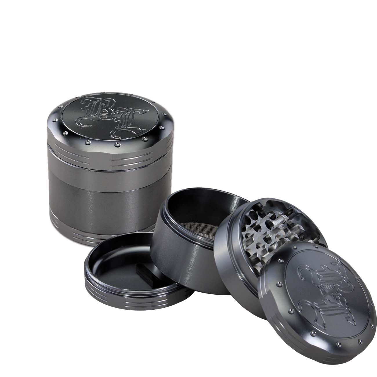 BL Deep Engraving Grinder 4-part grey